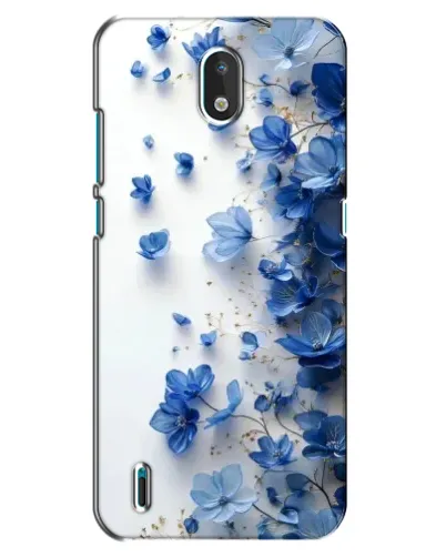 Чехол для Nokia 1.3 с картинкой «Голубой цветочный каскад» Чехол для Nokia 1.3 с картинкой «Голубой цветочный каскад»