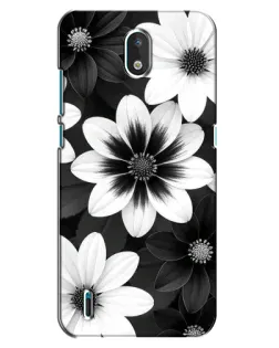 Чехол для Nokia 1.3 с картинкой «Монохромные астры» Чехол для Nokia 1.3 с картинкой «Монохромные астры»