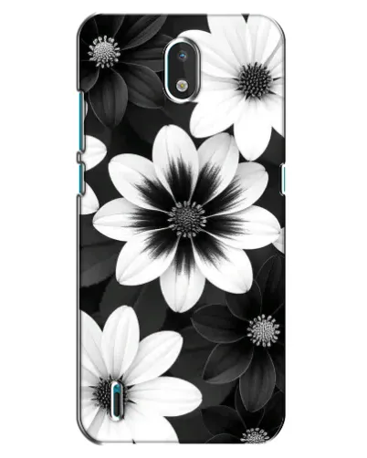 Чехол для Nokia 1.3 с картинкой «Монохромные астры» Чехол для Nokia 1.3 с картинкой «Монохромные астры»