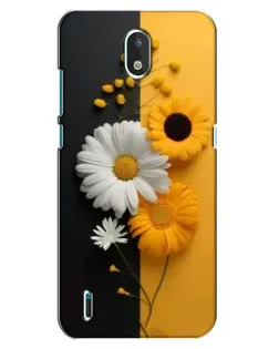 Чехол для Nokia 1.3 с картинкой «Подсолнух и ромашка» Чехол для Nokia 1.3 с картинкой «Подсолнух и ромашка»
