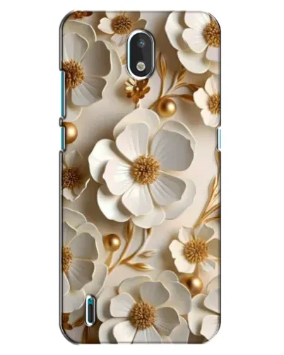 Чехол для Nokia 1.3 с картинкой «Белие бумажние цвети» Чехол для Nokia 1.3 с картинкой «Белие бумажние цвети»