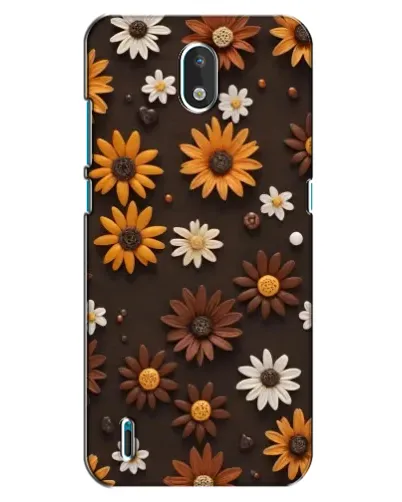 Чехол для Nokia 1.3 с картинкой «Узор из маленьких подсолнухов» Чехол для Nokia 1.3 с картинкой «Узор из маленьких подсолнухов»
