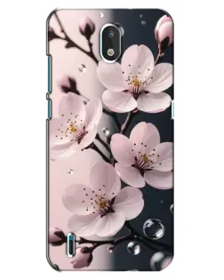 Чехол для Nokia 1.3 с картинкой «Нежная сакура и капли» Чехол для Nokia 1.3 с картинкой «Нежная сакура и капли»