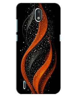 Чехол для Nokia 1.3 с картинкой «Огненная звездная волна» Чехол для Nokia 1.3 с картинкой «Огненная звездная волна»