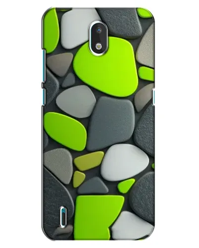 Чехол для Nokia 1.3 с картинкой «Яркая неоновая галька»