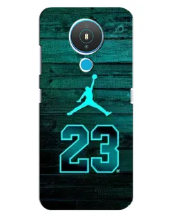 Чехол для Nokia 1.4 с картинкой «Jordan Cyan 23» Чехол для Nokia 1.4 с картинкой «Jordan Cyan 23»