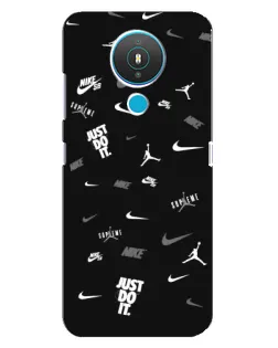 Чехол для Nokia 1.4 с картинкой «Nike Black Pattern» Чехол для Nokia 1.4 с картинкой «Nike Black Pattern»