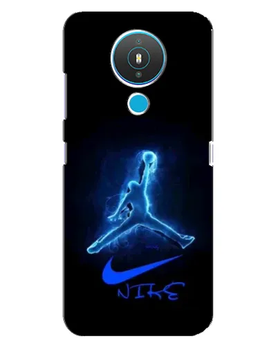 Чехол для Nokia 1.4 с картинкой «Jordan Neon Blue» Чехол для Nokia 1.4 с картинкой «Jordan Neon Blue»