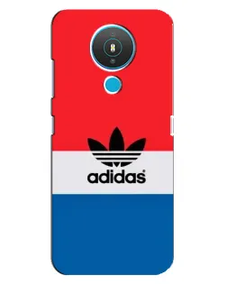 Чехол для Nokia 1.4 с картинкой «Ретро блоки Adidas»
