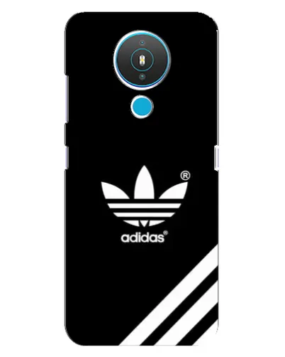 Чехол для Nokia 1.4 с картинкой «Adidas с диагональными полосами»