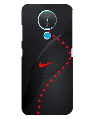 Чехол для Nokia 1.4 с картинкой «Абстрактный дизайн Nike»