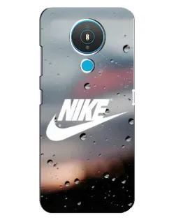 Чехол для Nokia 1.4 с картинкой «Nike в стиле ретро»