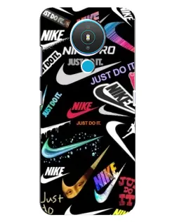 Чехол для Nokia 1.4 с картинкой «Nike — роскошь»