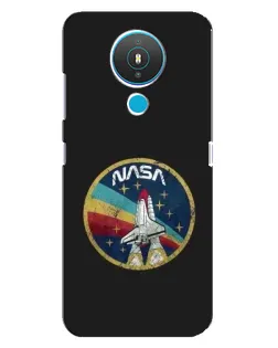 Чехол для Nokia 1.4 с картинкой «NASA — эмблема миссии»