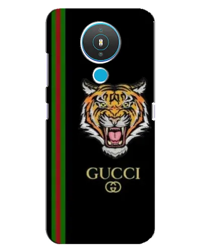 Чехол для Nokia 1.4 с картинкой «Тигр Gucci»