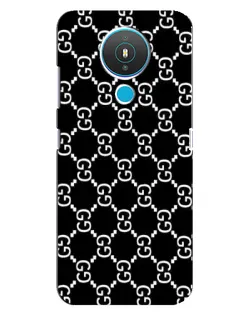 Чехол для Nokia 1.4 с картинкой «Gucci — сетчатый паттерн»
