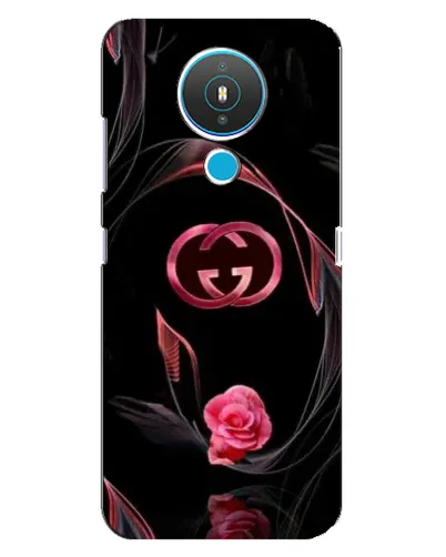 Чехол для Nokia 1.4 с картинкой «Gucci — неоновая роза»