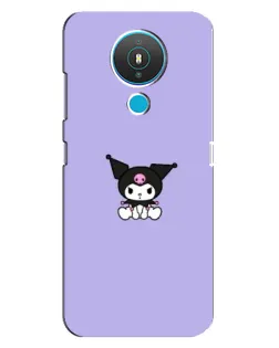 Чехол для Nokia 1.4 с картинкой «Kuromi — фиолетовый минимализм»