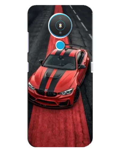 Чехол для Nokia 1.4 с картинкой «BMW на красной дорожке»