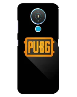 Чехол для Nokia 1.4 с картинкой «PUBG — рамка лого»