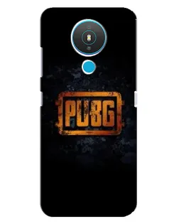 Чехол для Nokia 1.4 с картинкой «PUBG — золотой логотип»