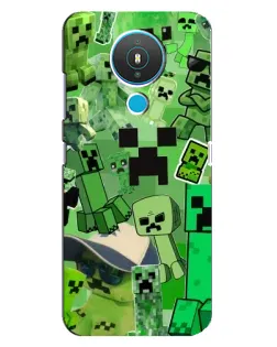 Чохол для Nokia 1.4 з картинкою «Кріпери Minecraft» Чохол для Nokia 1.4 з картинкою «Кріпери Minecraft»
