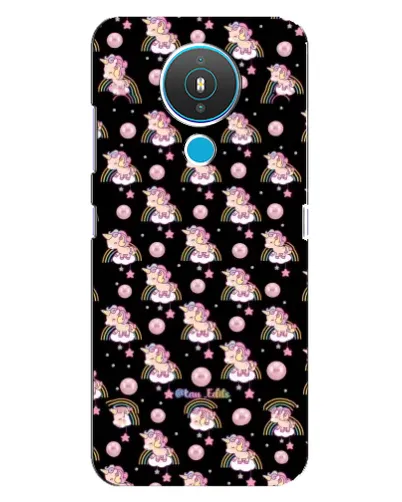 Чехол для Nokia 1.4 с картинкой «Magic Unicorn паттерн»