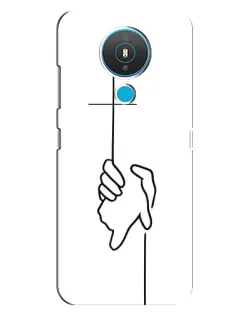 Чехол для Nokia 1.4 с картинкой «Рука держит» Чехол для Nokia 1.4 с картинкой «Рука держит»