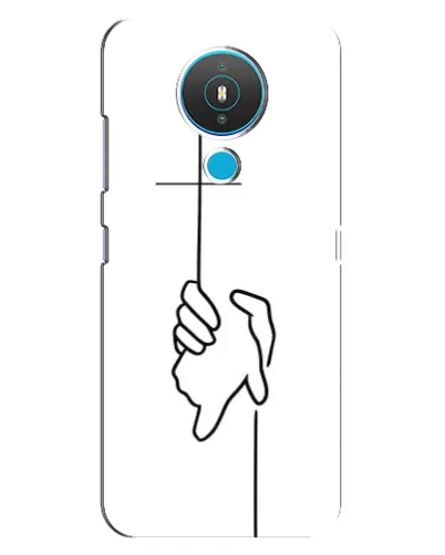 Чехол для Nokia 1.4 с картинкой «Рука держит»