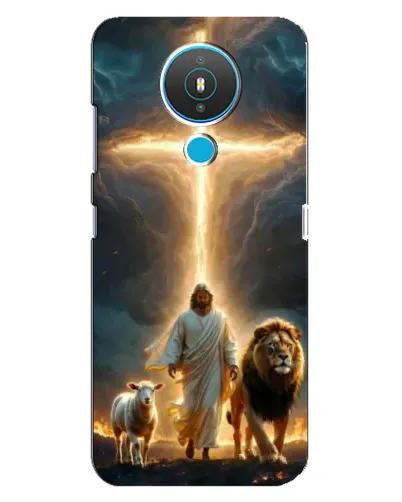 Чехол для Nokia 1.4 с картинкой «Лев Иуды и Свет»