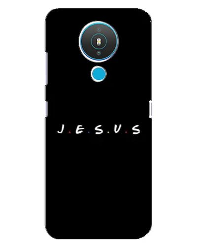 Чехол для Nokia 1.4 с картинкой «Точки веры J.E.S.U.S.»