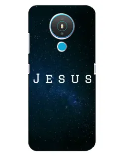 Чехол для Nokia 1.4 с картинкой «Звездное небо Jesus»