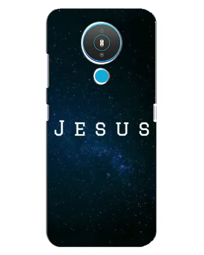 Чехол для Nokia 1.4 с картинкой «Звездное небо Jesus»