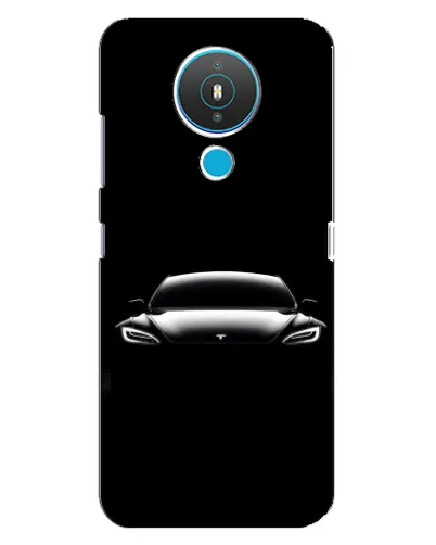 Чехол для Nokia 1.4 с картинкой «Фары Tesla Night» Чехол для Nokia 1.4 с картинкой «Фары Tesla Night»