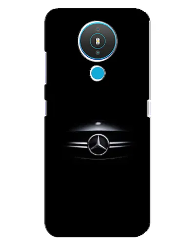 Чехол для Nokia 1.4 с картинкой «Mercedes — абстрактные линии»