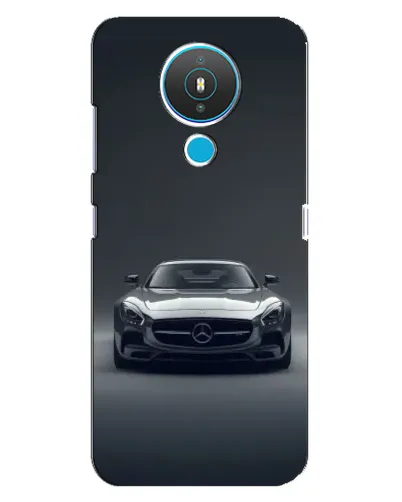 Чехол для Nokia 1.4 с картинкой «Mercedes на черном»