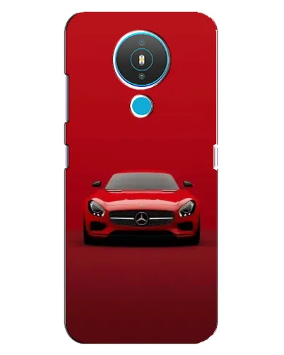 Чехол для Nokia 1.4 с картинкой «Красный Mercedes AMG»