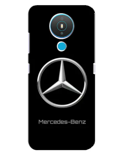 Чехол для Nokia 1.4 с картинкой «Mercedes Silver Logo»