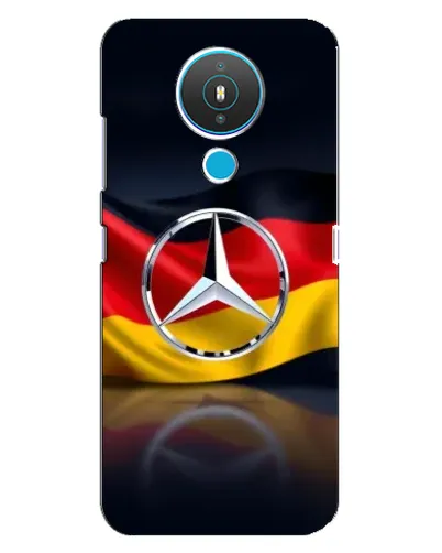 Чехол для Nokia 1.4 с картинкой «Mercedes — флаг Германии»