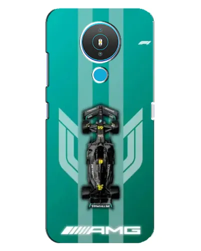 Чехол для Nokia 1.4 с картинкой «Mercedes AMG Petronas»