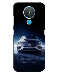 Чехол для Nokia 1.4 с картинкой «Ночной Mercedes EQ»