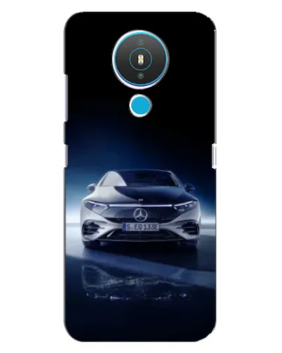 Чехол для Nokia 1.4 с картинкой «Ночной Mercedes EQ»