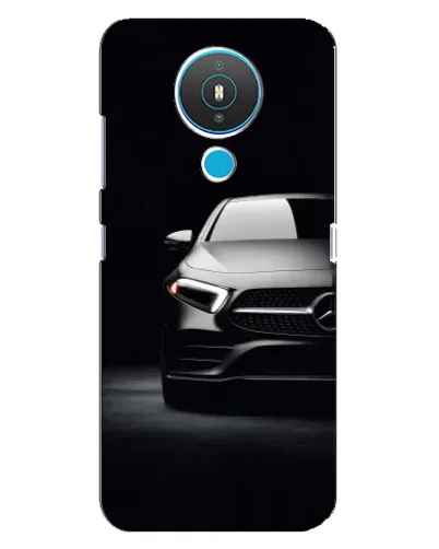 Чехол для Nokia 1.4 с картинкой «Свет фар Mercedes»