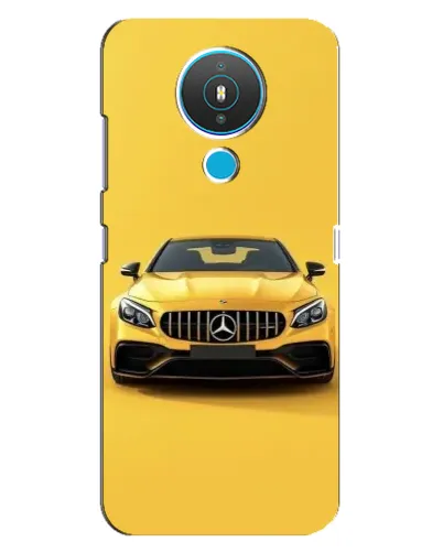 Чехол для Nokia 1.4 с картинкой «Желтый Mercedes GT»