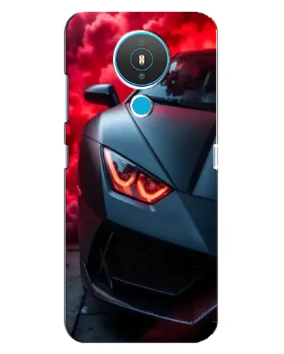 Чехол для Nokia 1.4 с картинкой «Lamborghini красное сияние» Чехол для Nokia 1.4 с картинкой «Lamborghini красное сияние»