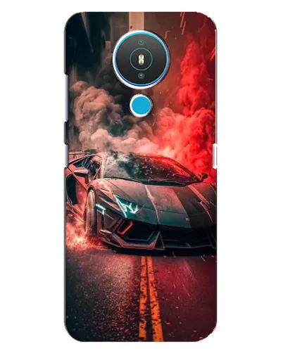 Чехол для Nokia 1.4 с картинкой «Lamborghini красный дым» Чехол для Nokia 1.4 с картинкой «Lamborghini красный дым»