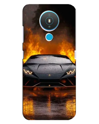 Чехол для Nokia 1.4 с картинкой «Lamborghini в огне» Чехол для Nokia 1.4 с картинкой «Lamborghini в огне»