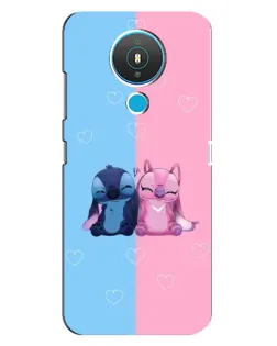 Чохол для Nokia 1.4 з картинкою «Stitch та Angel Love»