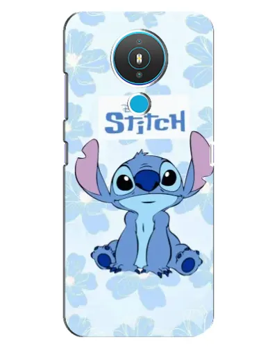 Чехол для Nokia 1.4 с картинкой «Stitch среди цветов» Чехол для Nokia 1.4 с картинкой «Stitch среди цветов»
