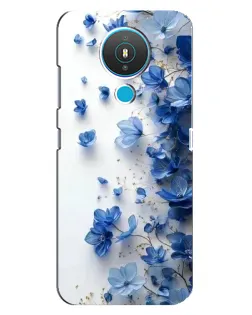 Чехол для Nokia 1.4 с картинкой «Голубой цветочный каскад» Чехол для Nokia 1.4 с картинкой «Голубой цветочный каскад»